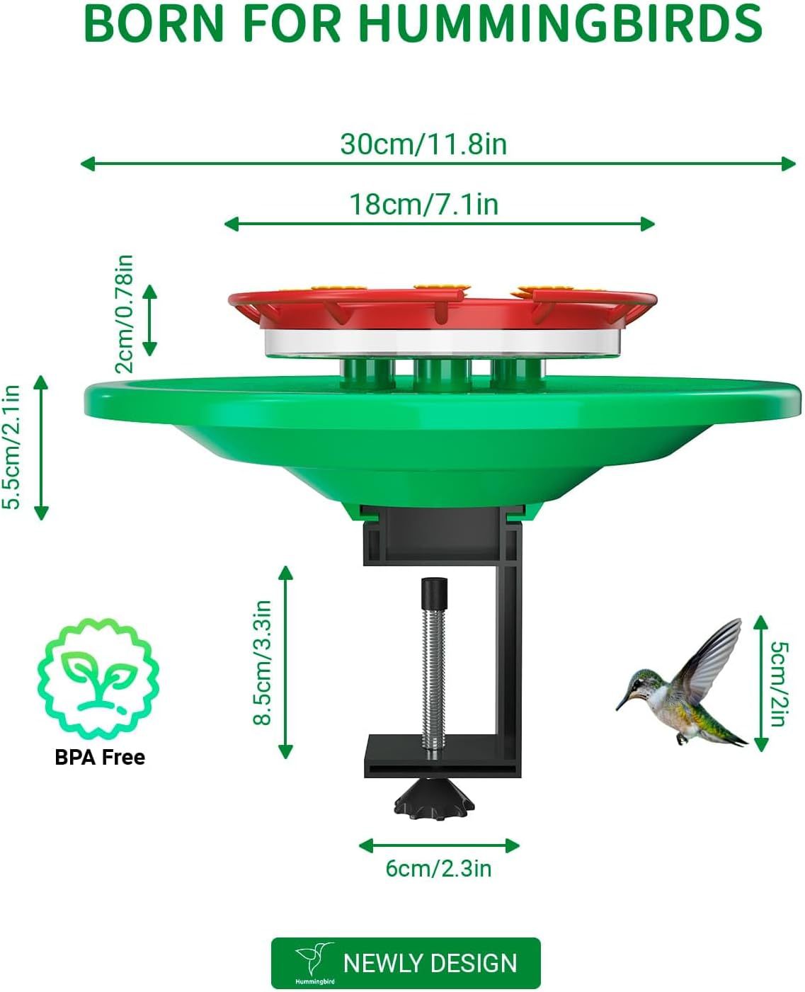 Bircana Hummingbird Feeders for Outdoors