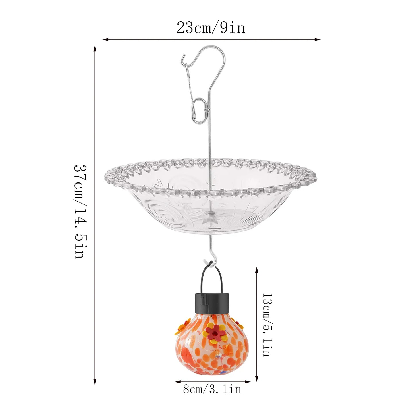 ππ Bircana Solar Hummingbird Feeder