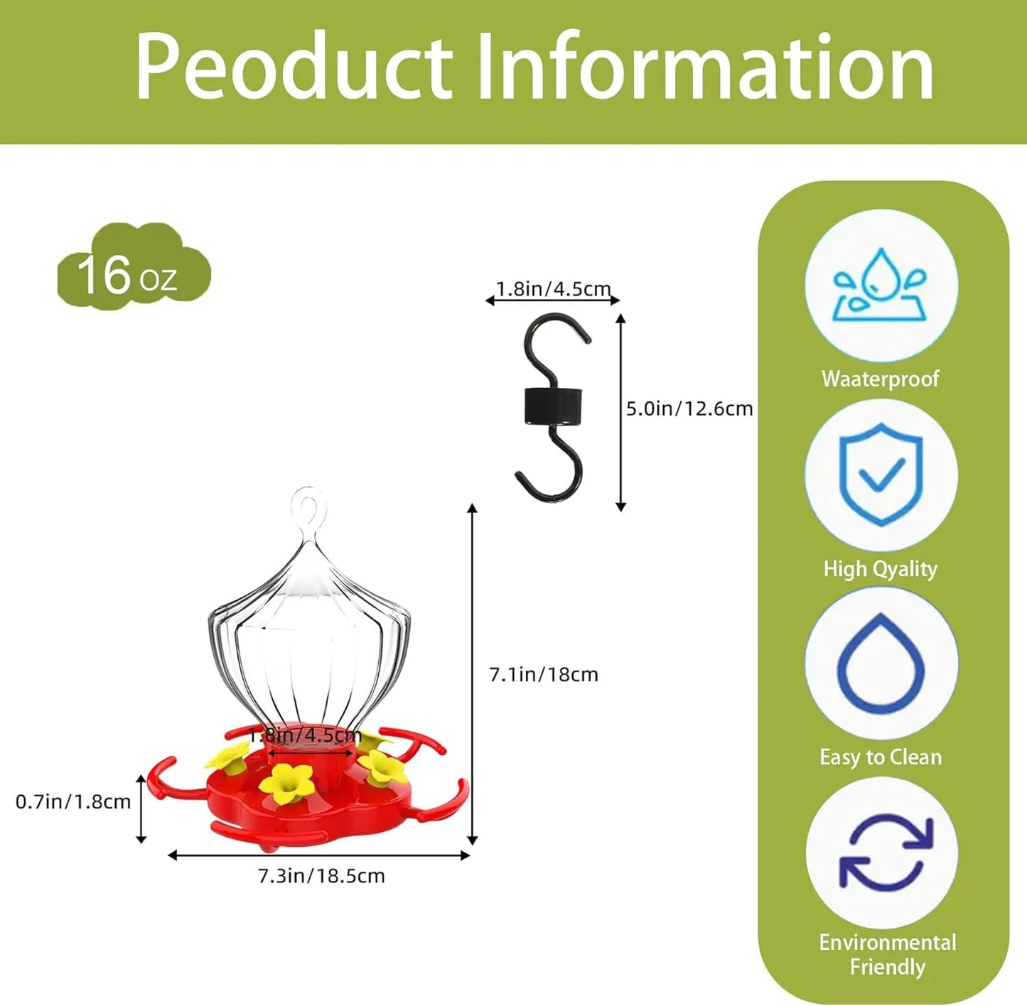 Bircana Hummingbird Feeder
