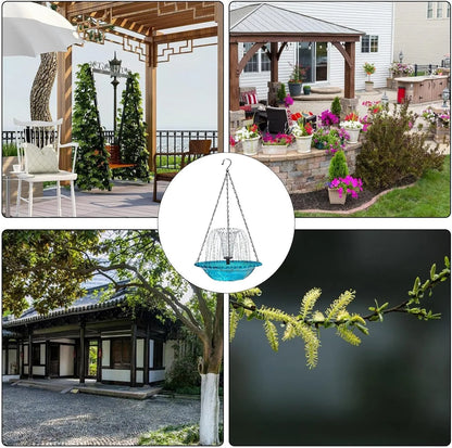 Bircana Floating Fountain Hanging Bird Feeder