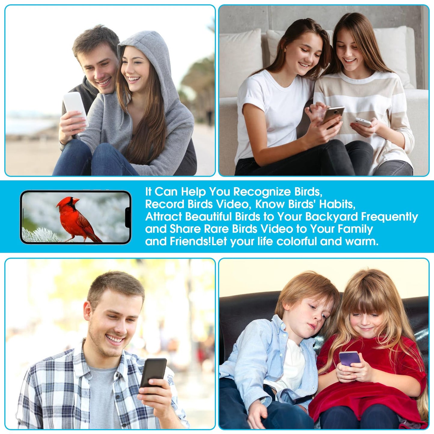 Bircana Smart Hummingbird Feeder with Camera