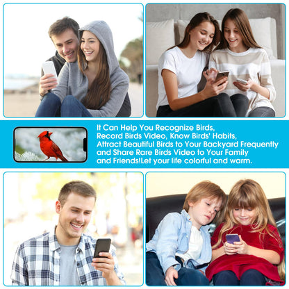 Bircana Smart Hummingbird Feeder with Camera