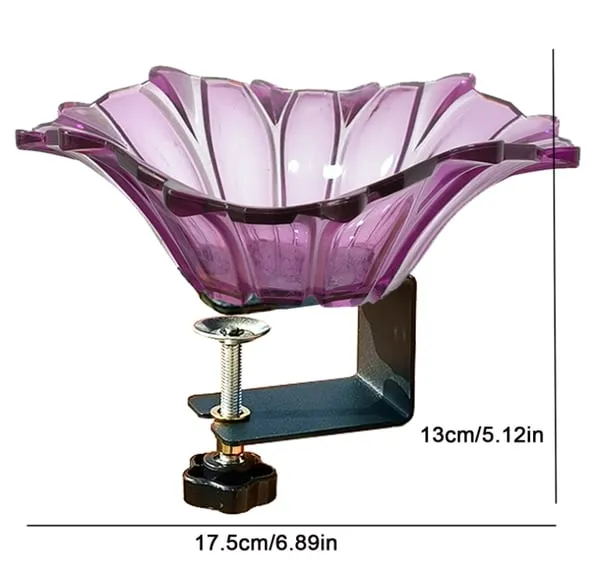 Bircana New Outdoor Garden Bird Bath Bowls & Bird Feeders